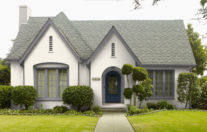 Exterior gray trim Exterior gray trim